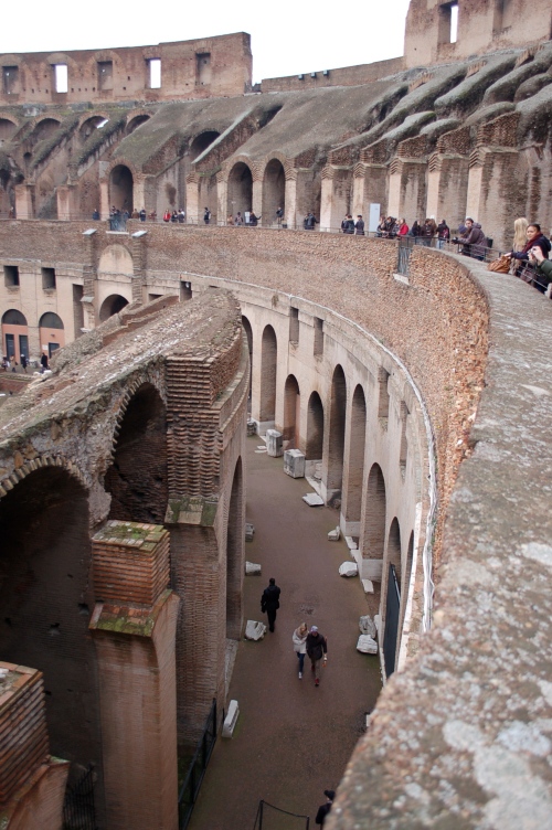 how could I deprive you of this inside view of the most impressive arean in the world; The Colosseum.