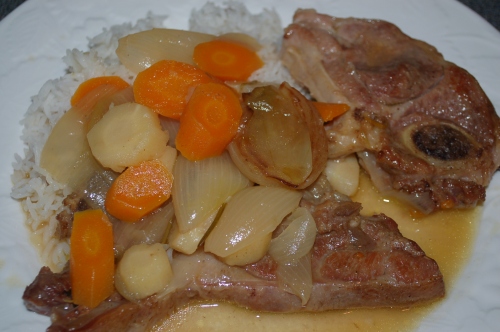Gigot Chop Lamb Stew (serves 6)