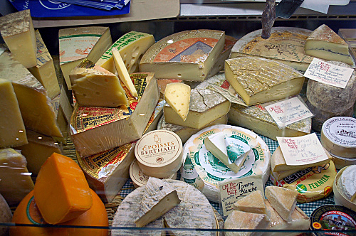 Typical selection of cheese at any supermarkert in Ireland